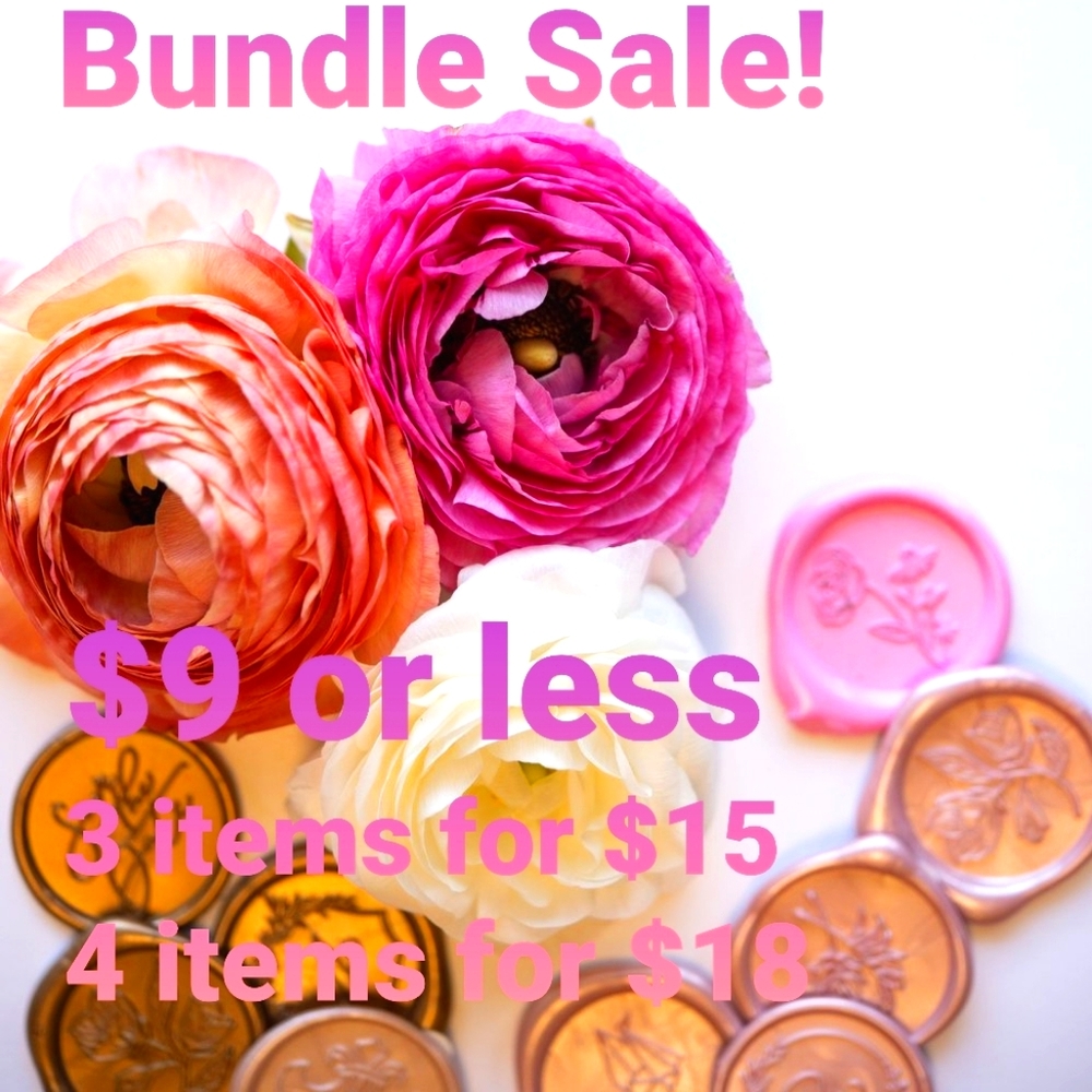 Bundle items $9 or below for BIG savings!